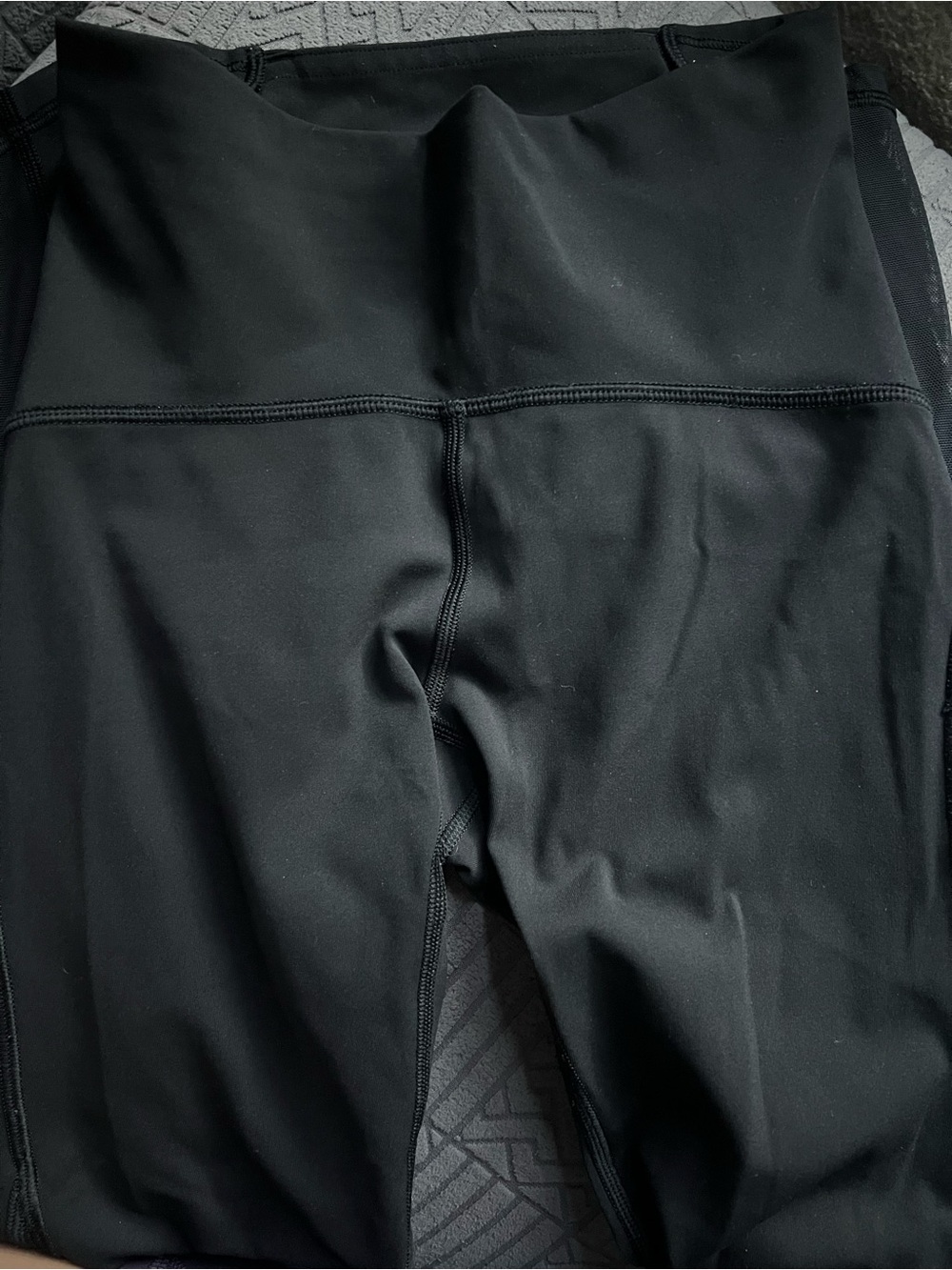 High-Waist Black Active Leggings